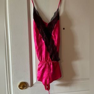 Victoria’s secret silk and lace romper